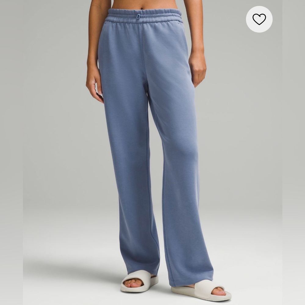 NWOT lululemon Softstreme High-Rise Pant Size 14 TALL in Oasis Blue
